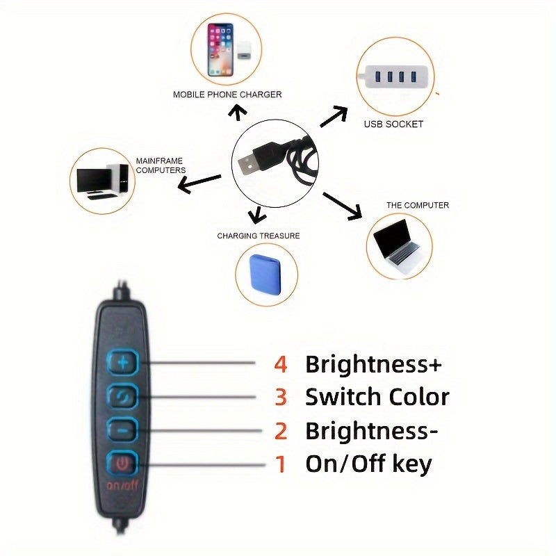 Stylish Dimmable USB Desk Lamp