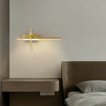 Luxury Copper LED Wall Light Fixture