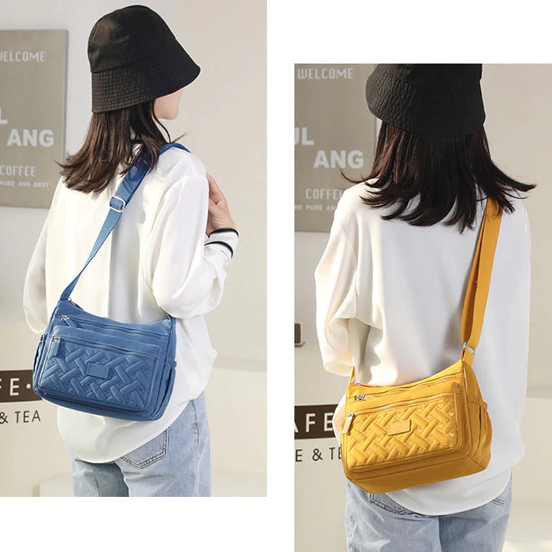 Waterproof Nylon Crossbody Messenger Bag