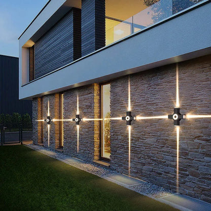 Contemporary Waterproof Outdoor LED Wall Light