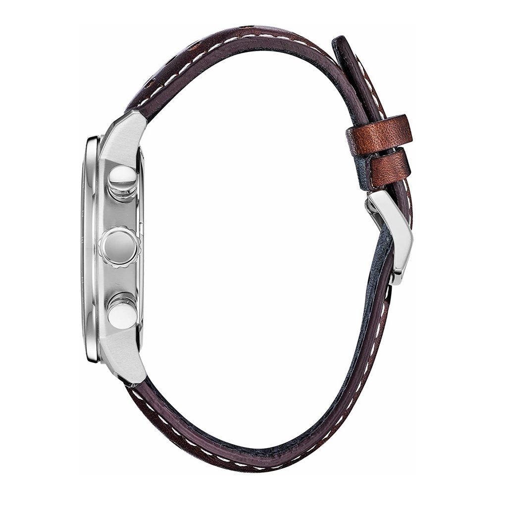 Stylish Mens Quartz Watch with Multiple Time Zones