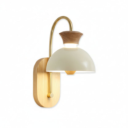 Rustic Wooden Wall Light - Adjustable LED Sconce - Cofik