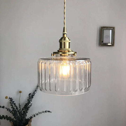 Vintage Style Single Glass Pendant Lamp - Cofik