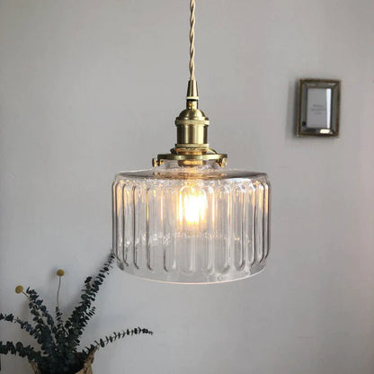 Classic Glass Drop Pendant Lamp