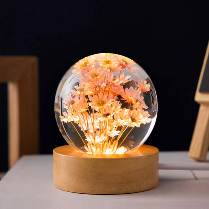 Colorful Kids Nightlight Soft Glow Lamp Wooden Base