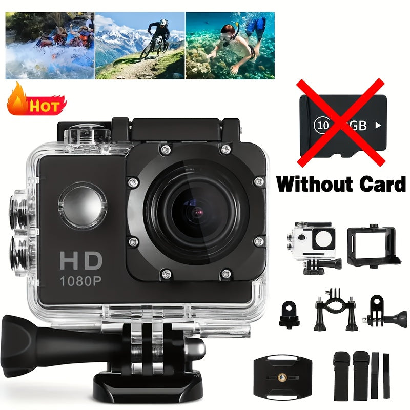 Compact Action Cam with Full HD and Wide Angle Lens