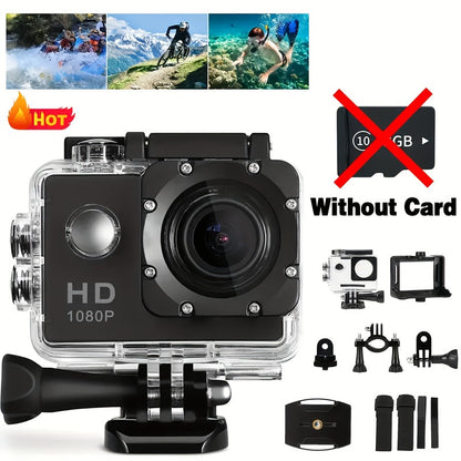 Compact Action Cam with Full HD and Wide Angle Lens