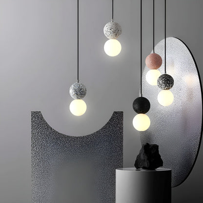 Round Glass Pendant Light