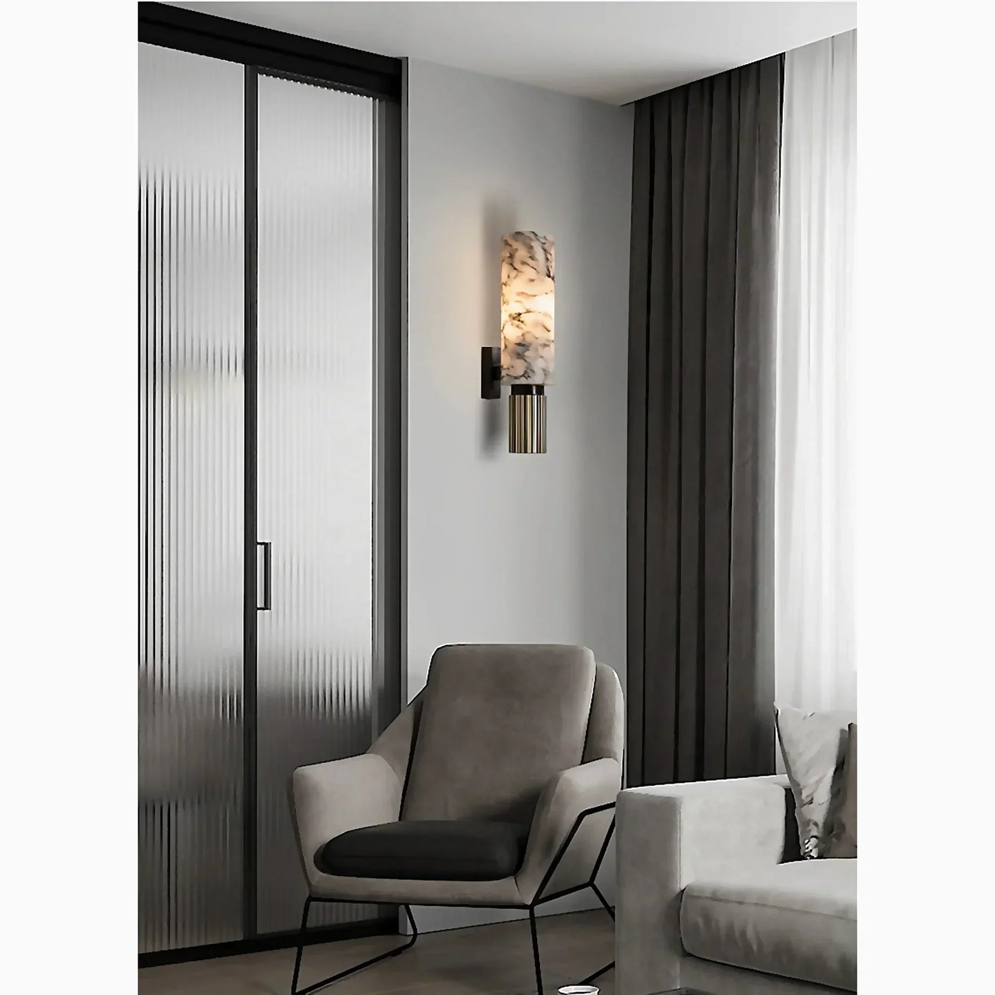Elegant Marble Wall Light