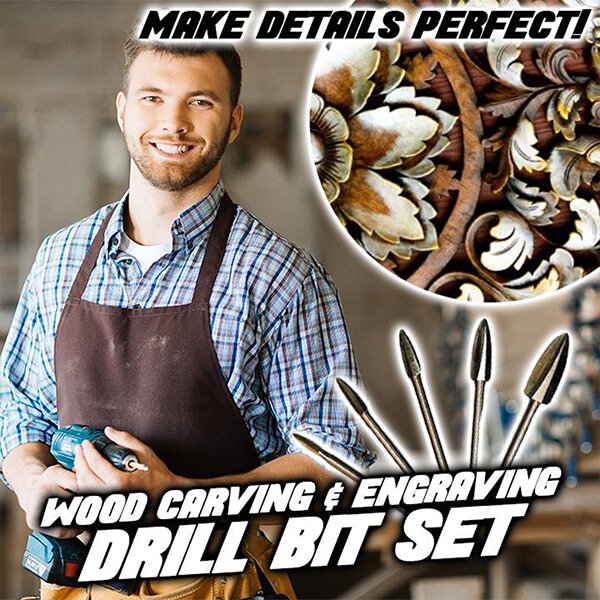Professional Woodworking Drill Bits Set (5 Pieces) - Cofik