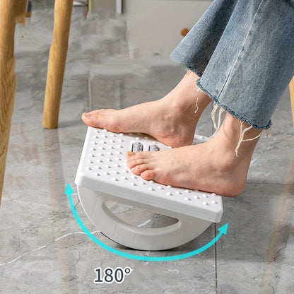 Comfortable Adjustable Foot Rest with Non Slip Base