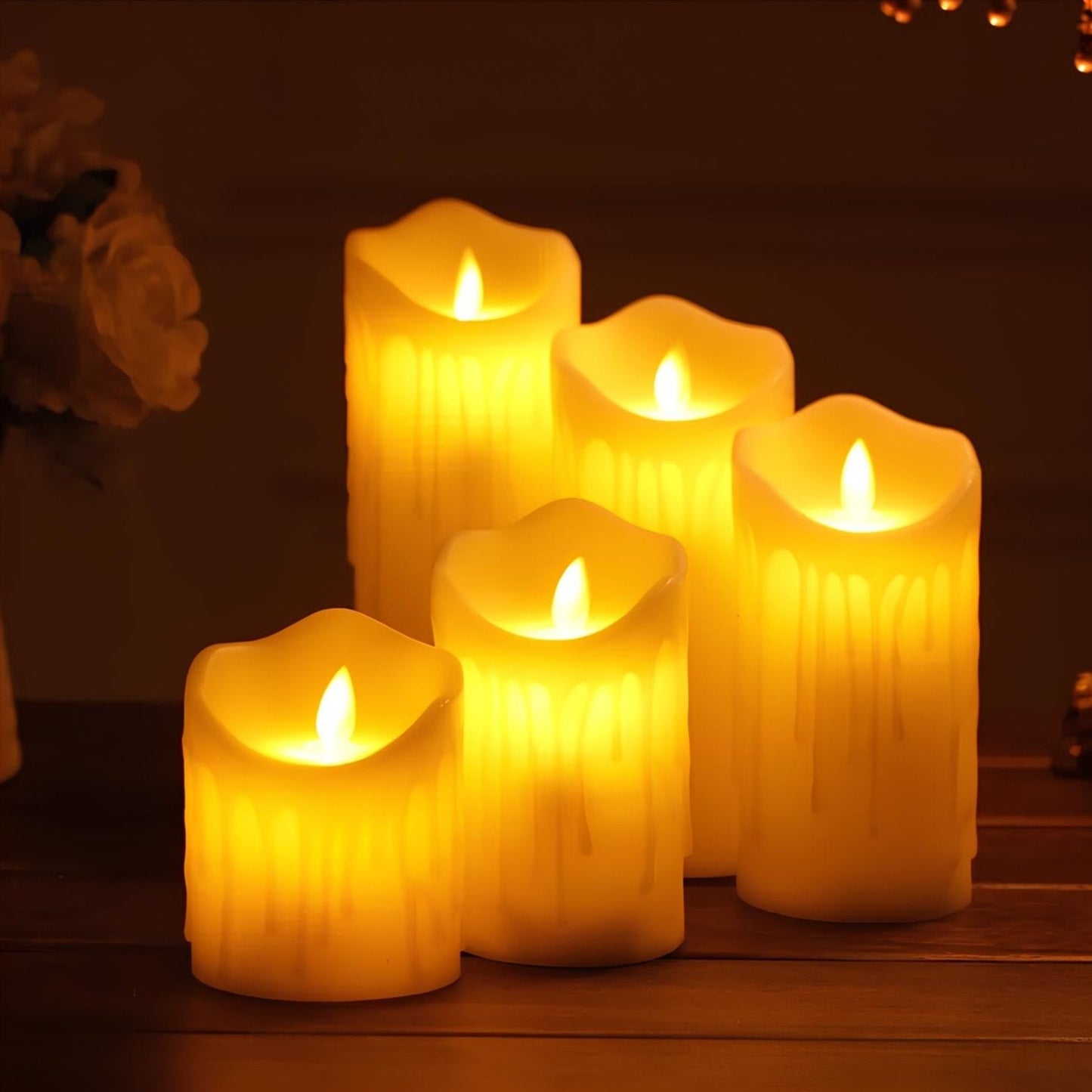Realistic Electric Block Candles