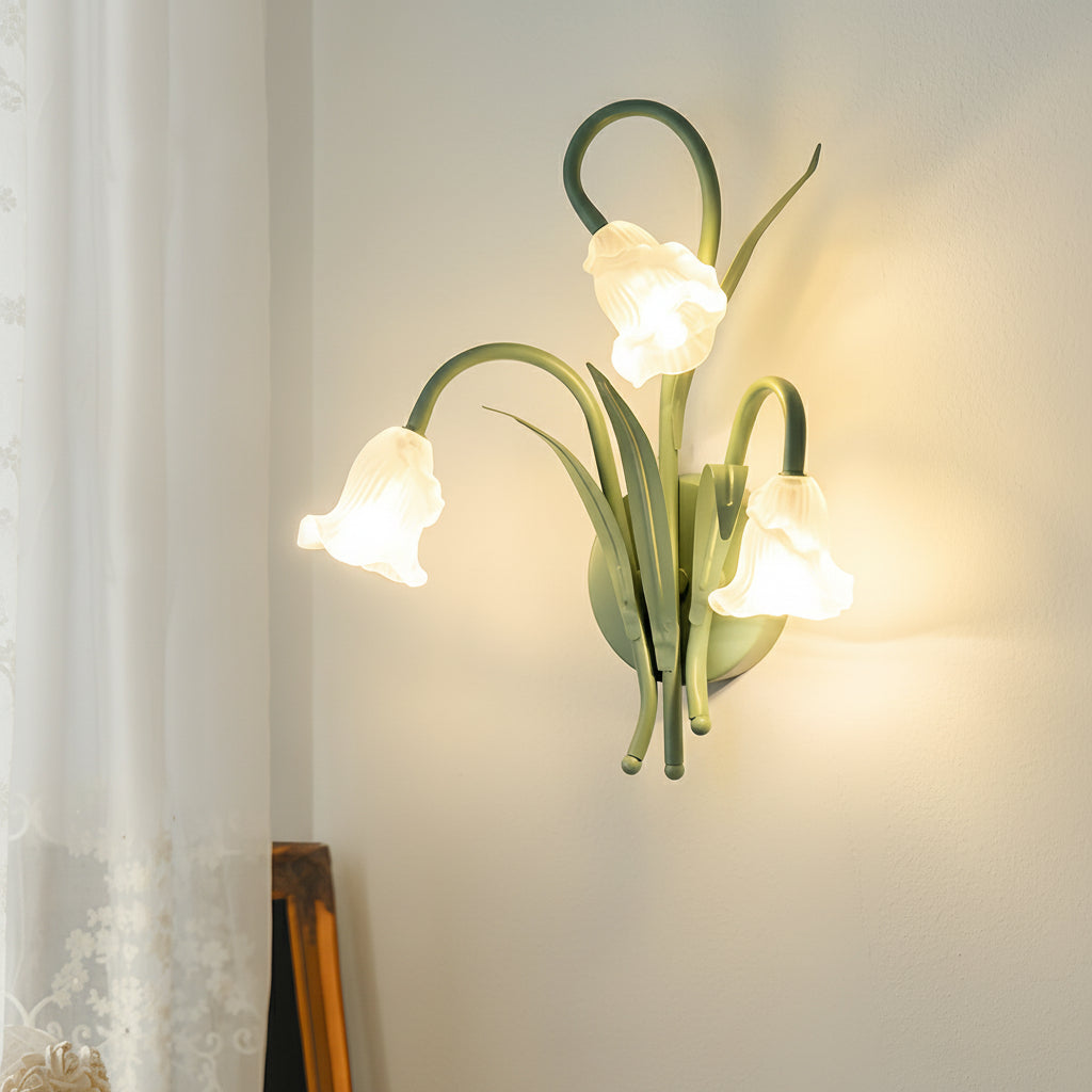 Vintage Style Glass Wall Lamp