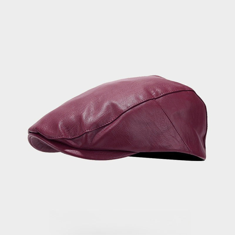 Timeless Brown Leather Hat