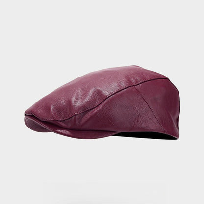 Timeless Brown Leather Hat