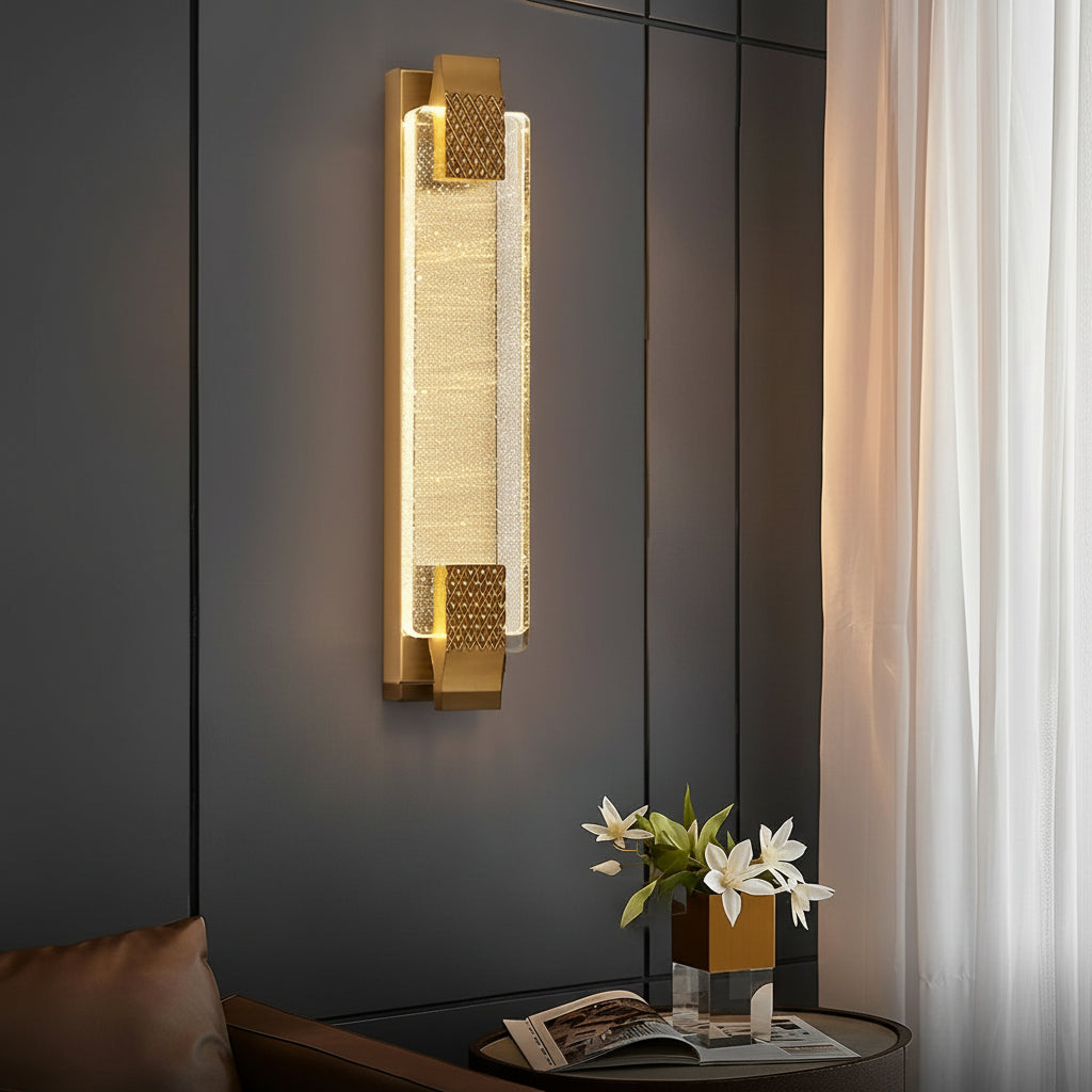 Elegant Glass LED Dimmable Wall Light - Cofik