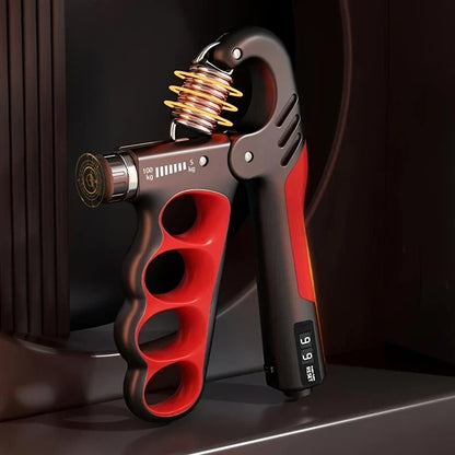 Compact Hand Grip Exerciser with Counter and Non Slip Grip