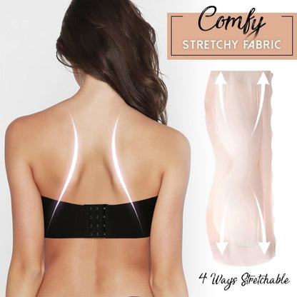 Plus Size Comfortable Strapless Boost Bra