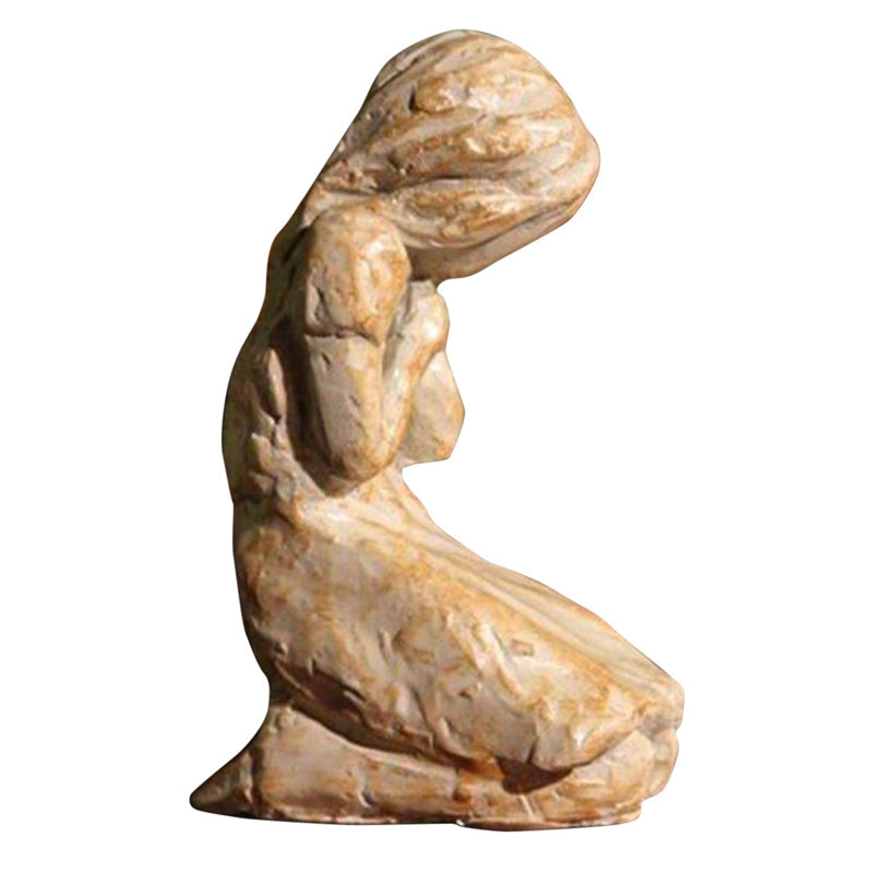Inspirational Praying Woman Figurine Sculpture