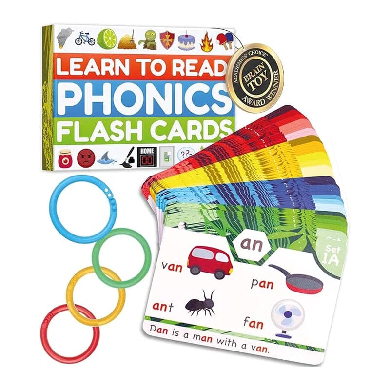 Easy Phonics Flashcards for Kids Reading Practice - Cofik