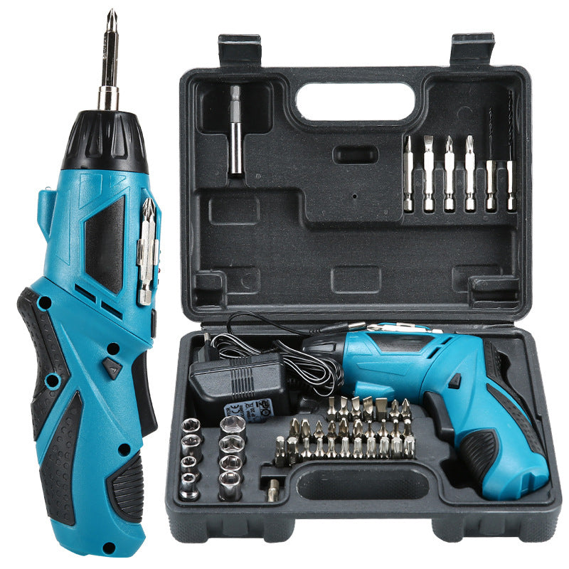 Compact Portable Power Drill Set