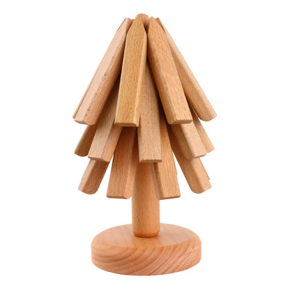 Natural Wooden Thermal Floor Mat
