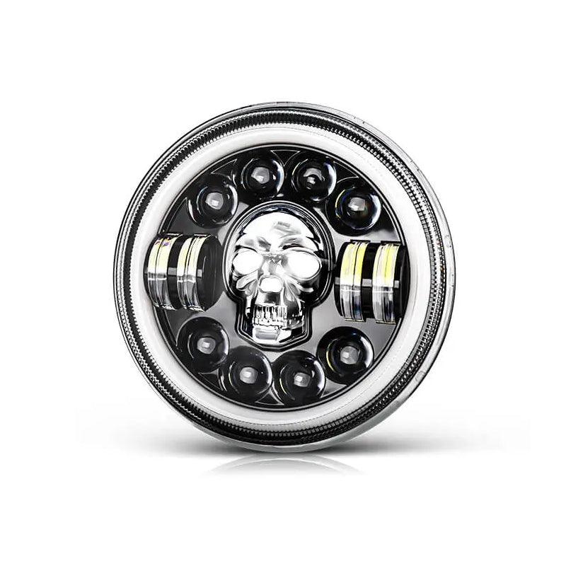 Tough 7 Inch LED Skull Headlamp