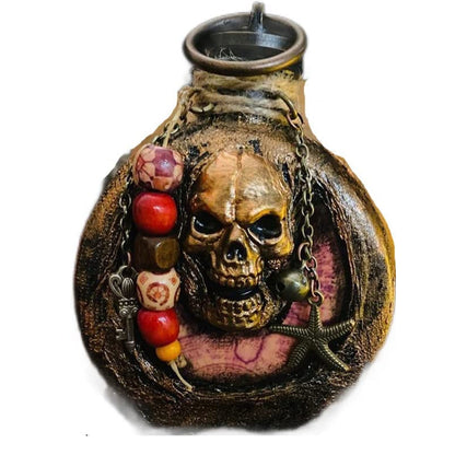 Decorative Pirate Skull Liquor Decanter