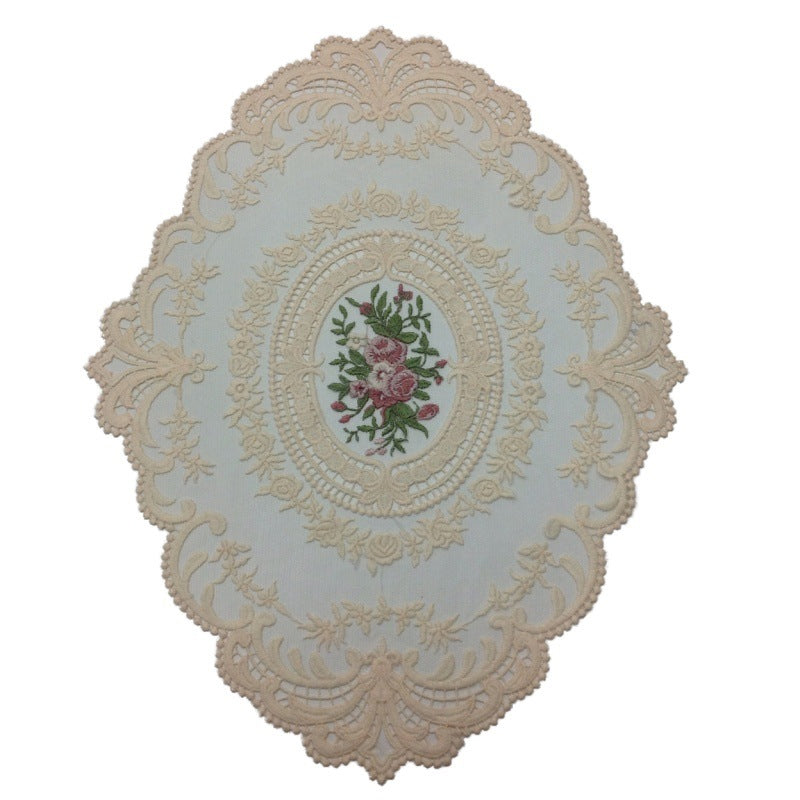 Delicate Floral Crochet Table Doily Set
