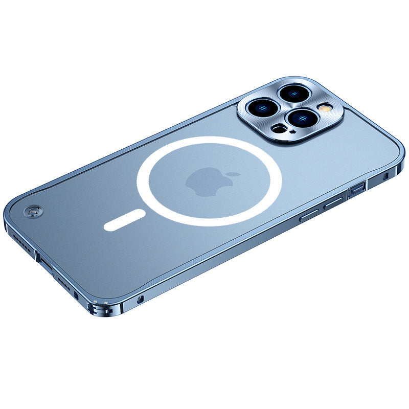 Strong Metal Phone Magnetic Charging Cover