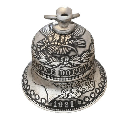 Classic Morgan Silver Coin Bell