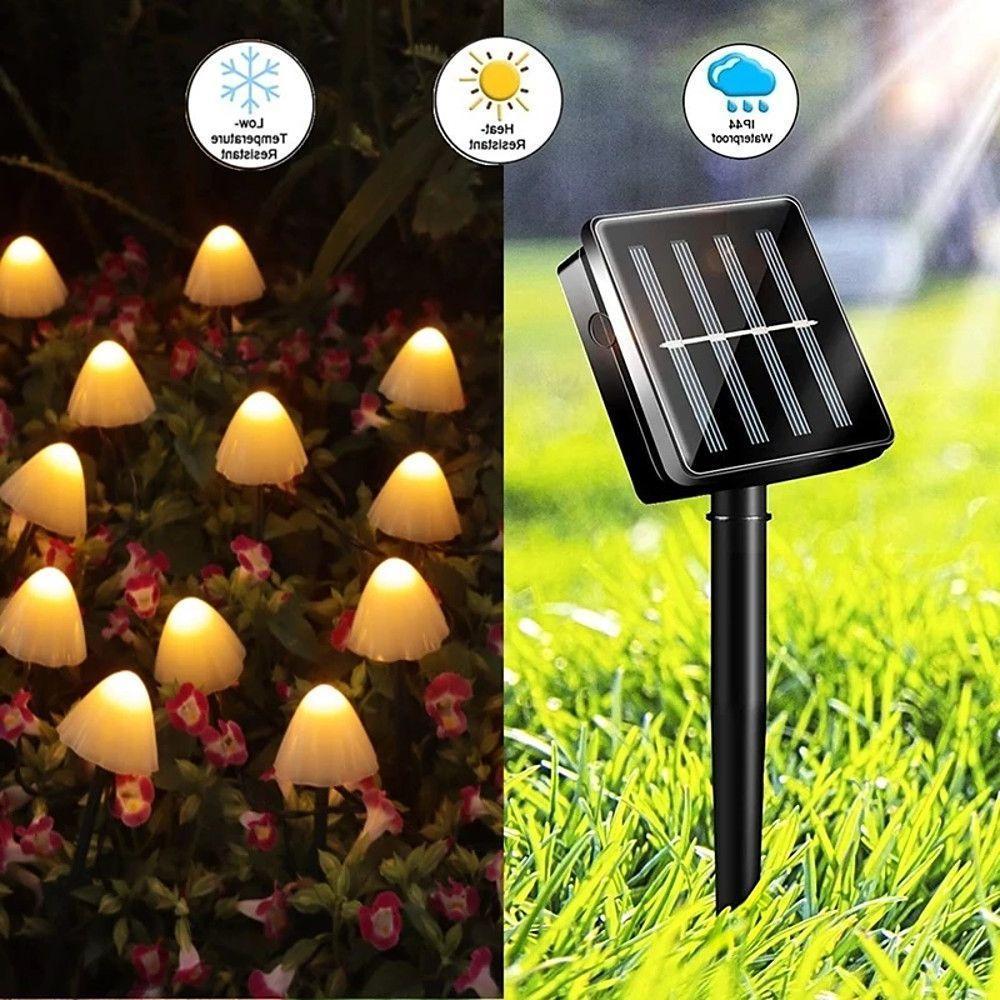 Colorful Solar Powered Fairy String Lights