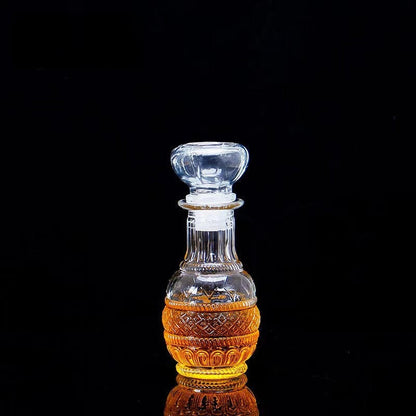 Small Antique Glass Wine Decanter - Cofik