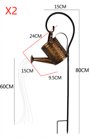 Solar Powered Garden Lamp Outdoor LED Light Decoration