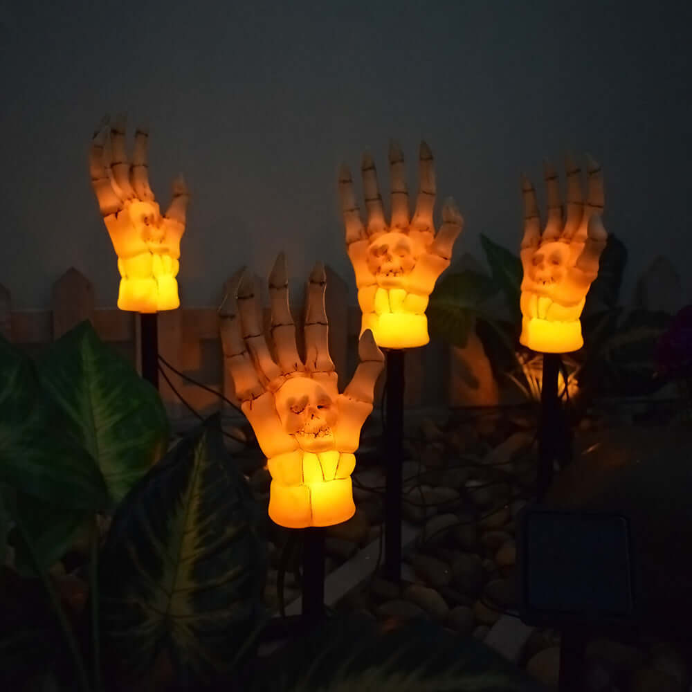 Spooky Outdoor Ghost Solar Lamp