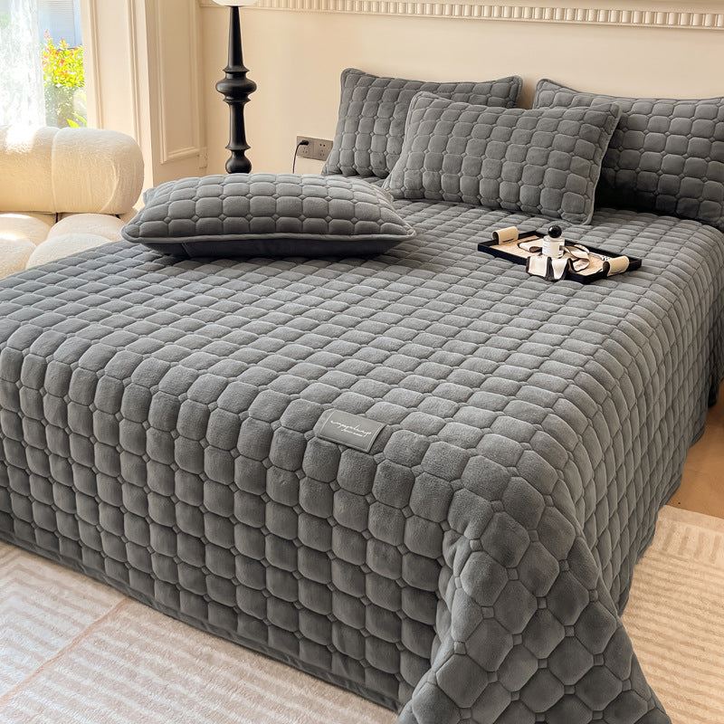Plush Microfiber Bed Cover