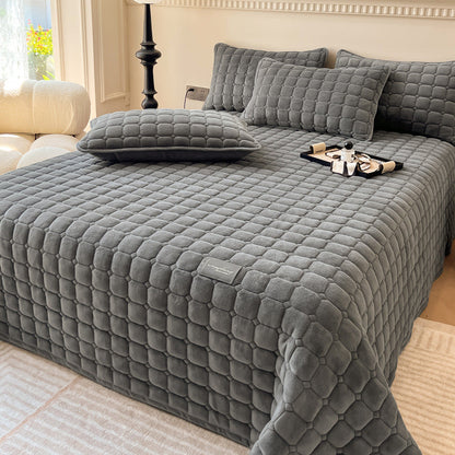 Plush Microfiber Bed Cover