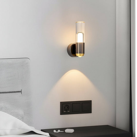 Adjustable LED Wall Light Modern Gold Black Finish - Cofik