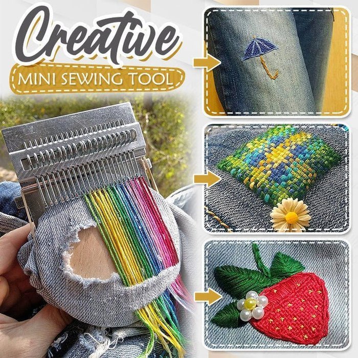 Portable Hand Weaving Loom Kit