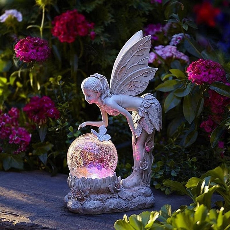 Solar Powered Fairy Garden Ornament