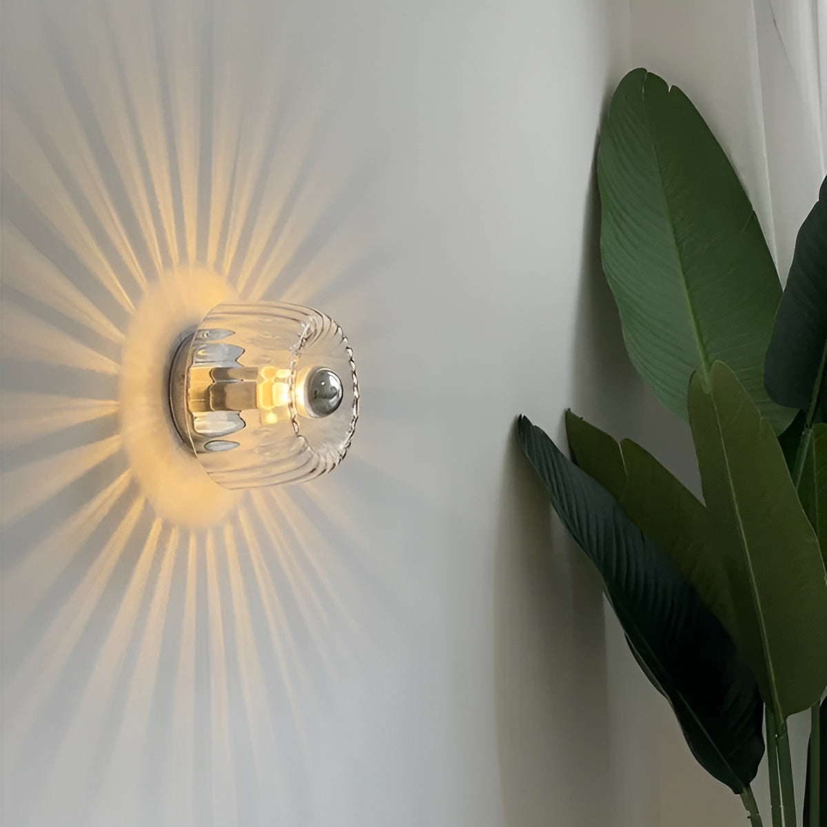 Simple Glass Wall Light – Chic Modern Lamp