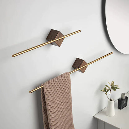 Space-Saving Bathroom Towel Rack