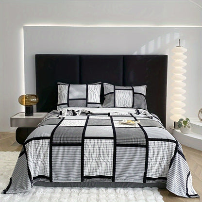 Soft Cozy Stripe Throw Blanket