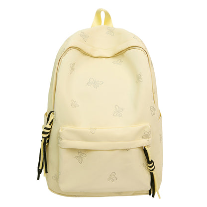 Backpack with Glittering Embellishments