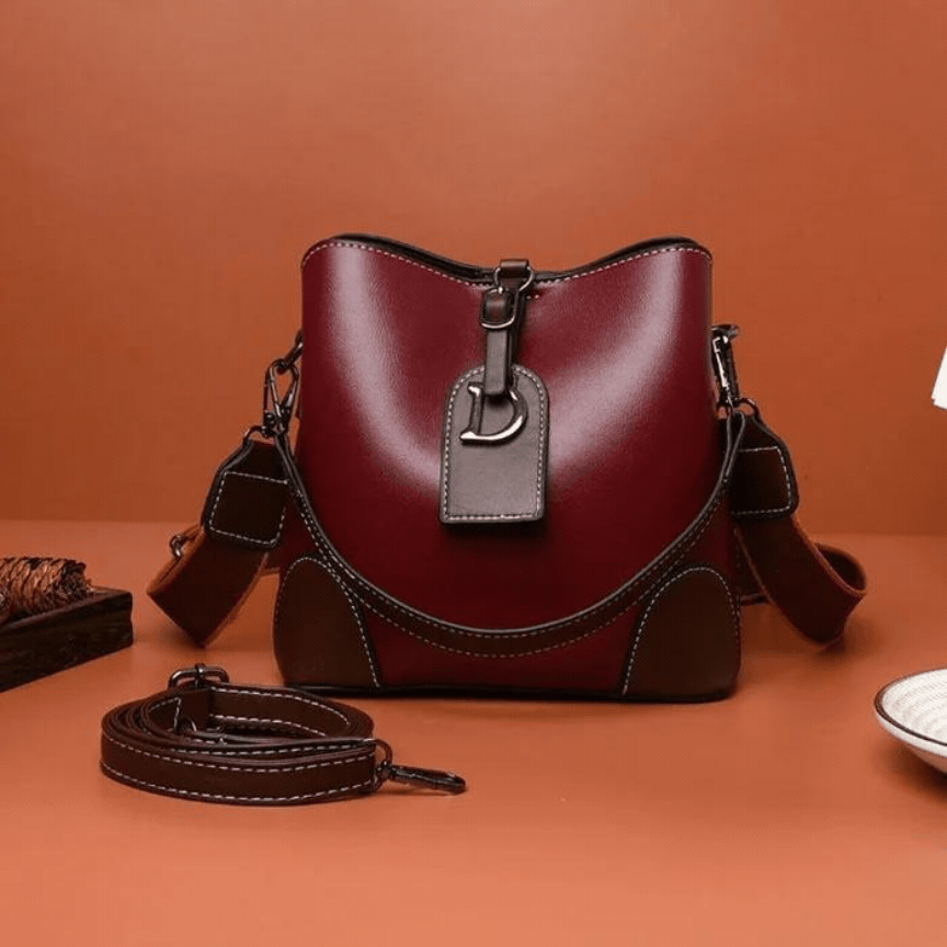 Genuine Leather Small Cross Body Handbag