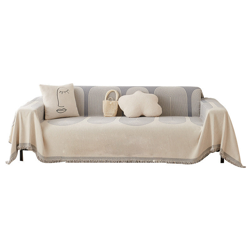 Plush Reversible Couch Slipcover