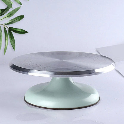 Rotating Cake Stand Aluminum Cake Display Table - Cofik