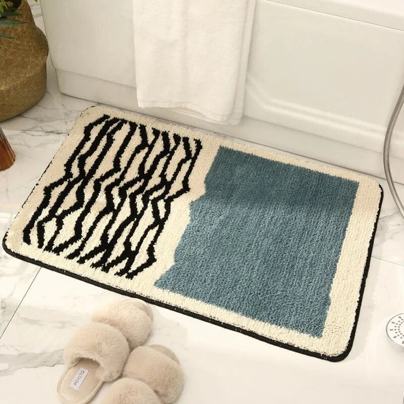 Luxury Bathroom Mat with Non Slip Backing