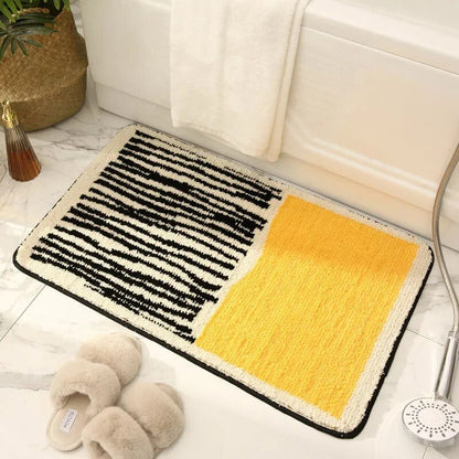 Luxury Bathroom Mat with Non Slip Backing