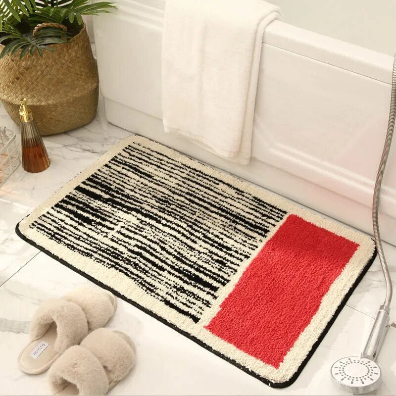 Luxury Bathroom Mat with Non Slip Backing